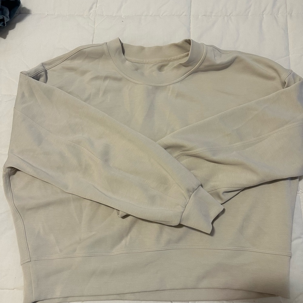 lululemon athletica Beige Sweatshirt